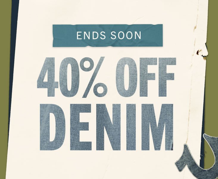 40% OFF DENIM