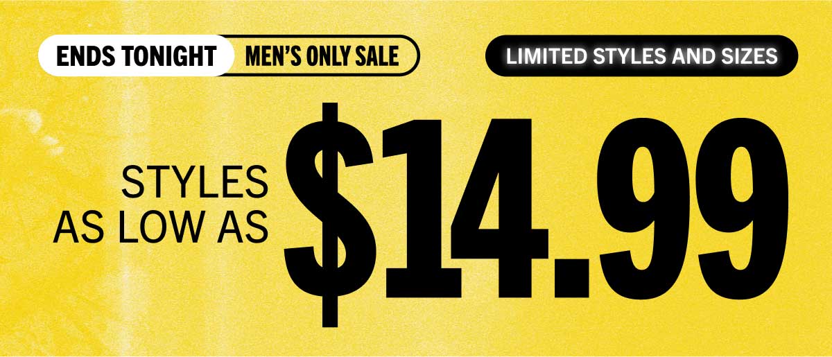 MEN'S SALE