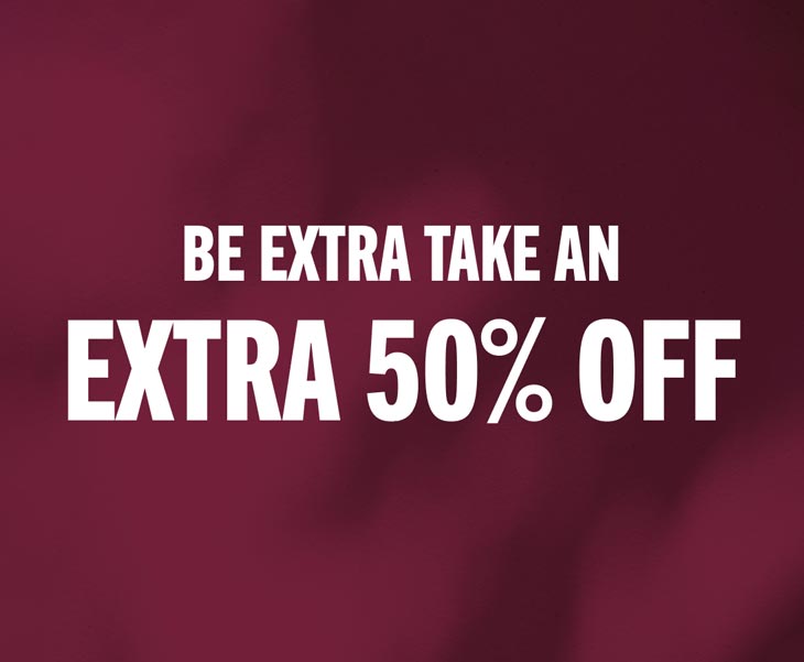 EXTRA 50% OFF SALE