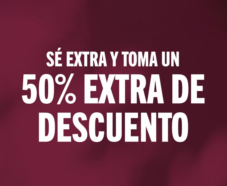 50% OFF EXTRA