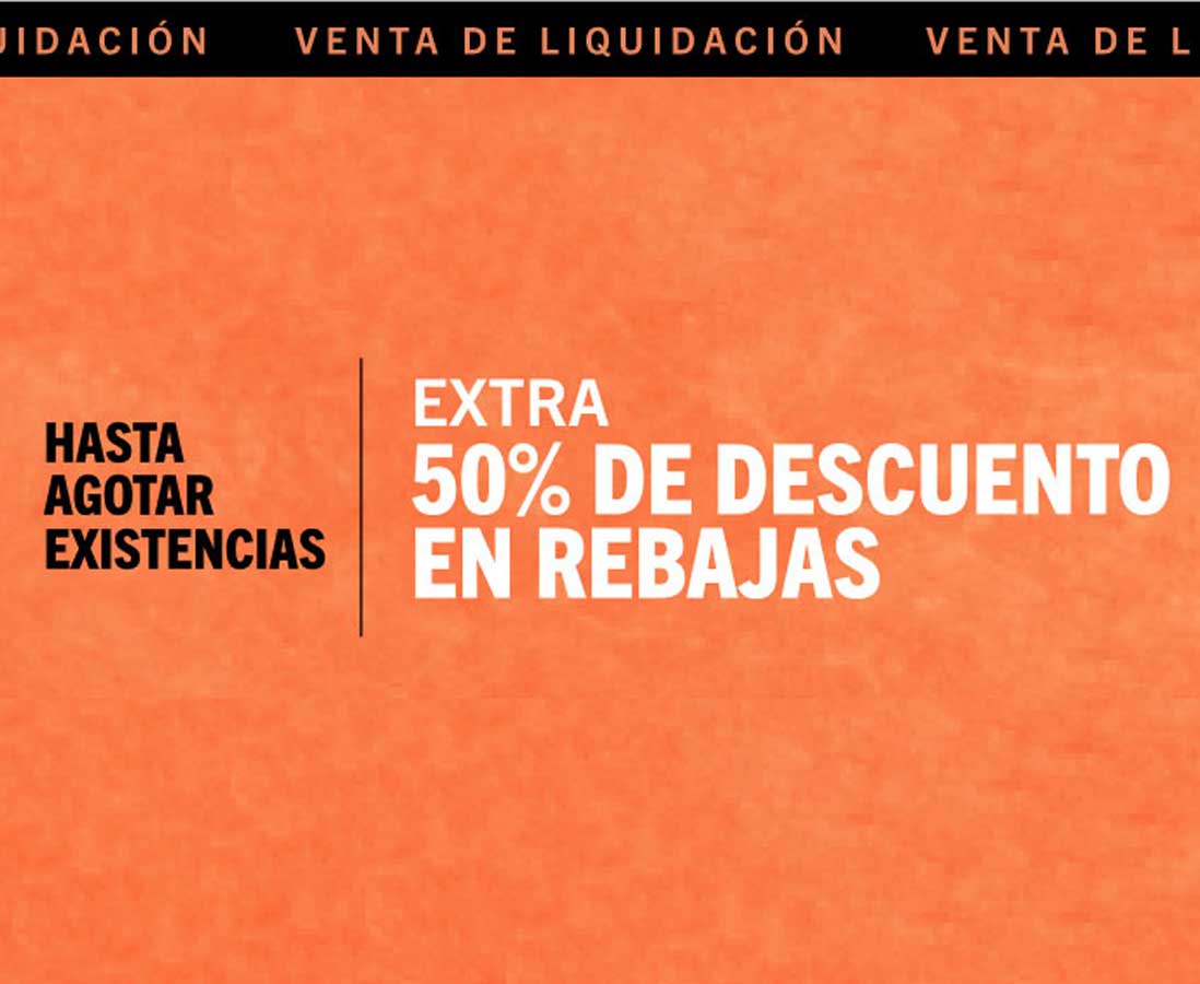 50% EXTRA EN REBAJAS