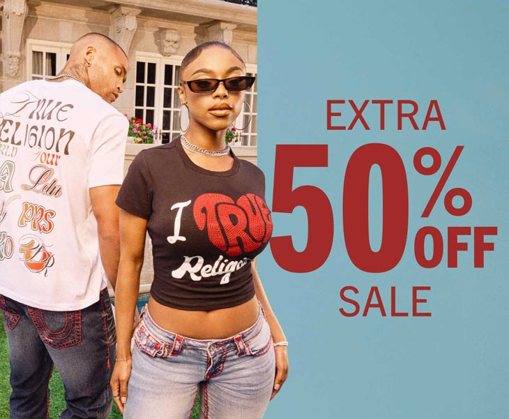 EXTRA 50% OFF SALE