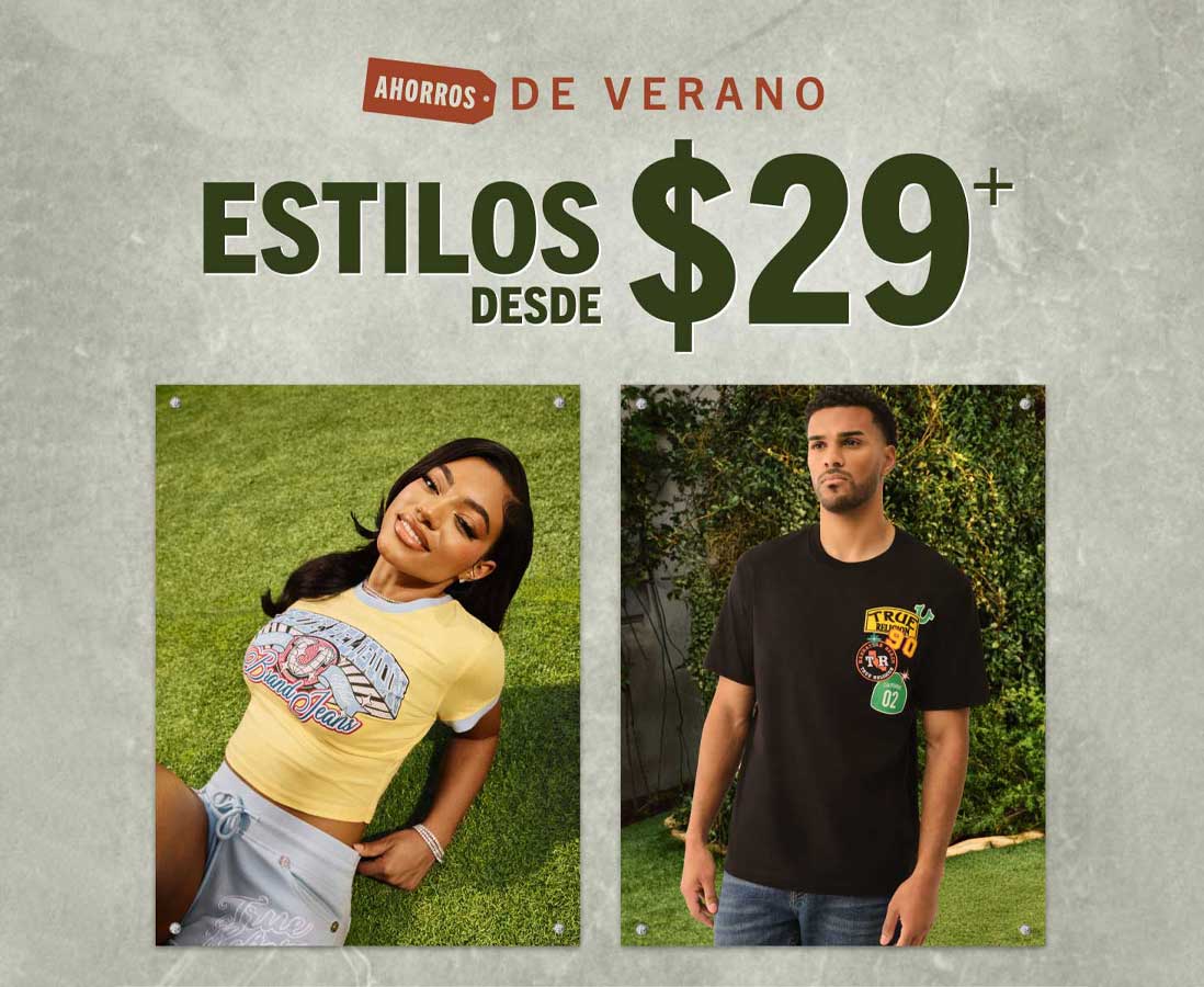 ESTILOS DESDE $29+